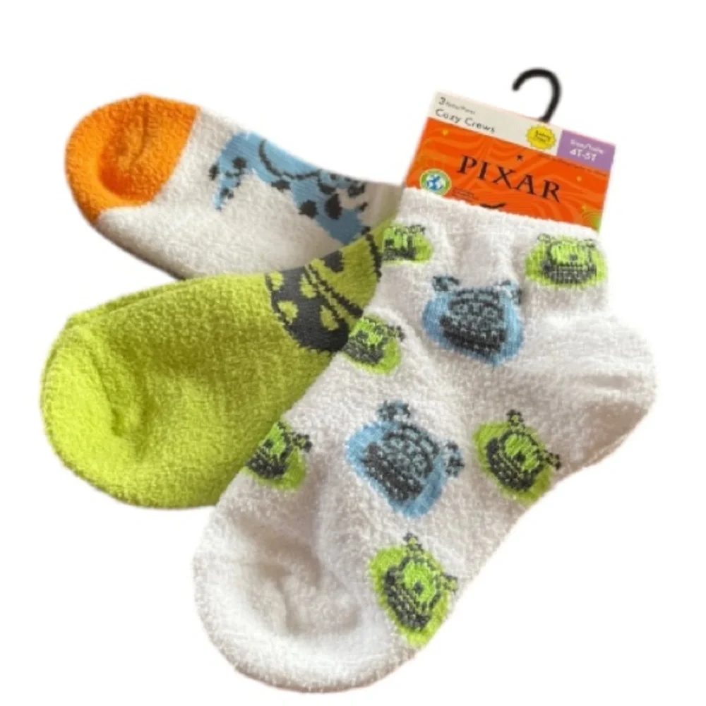 4T/5T Unisex Monster Inc Socks